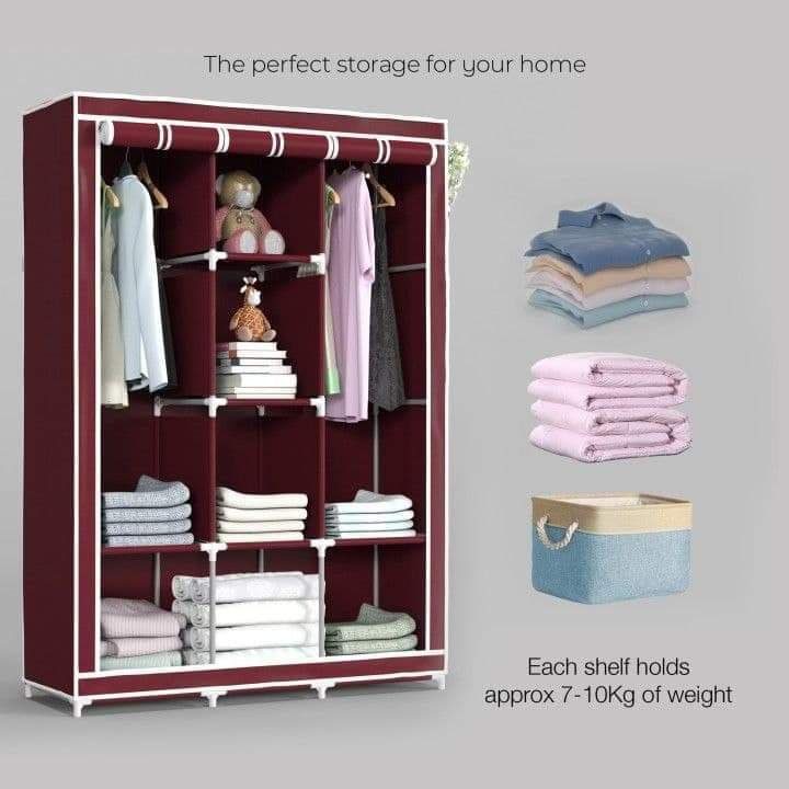 Armoire de Rangement Pliable pour Vêtements – Grande Capacité