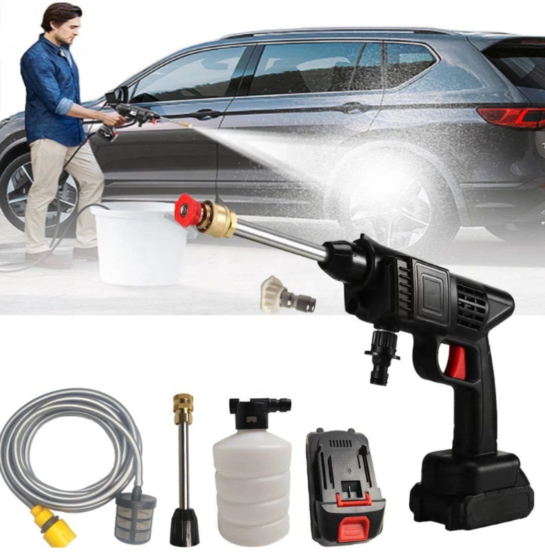 Nettoyeur Haute Pression Sans Fil 60 Bar – Portable