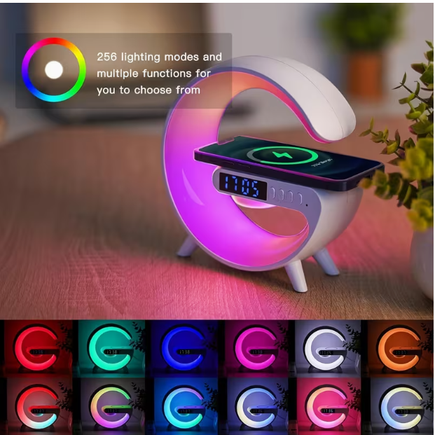 Enceintes sans fil BT avec chargement rapide sans fil,