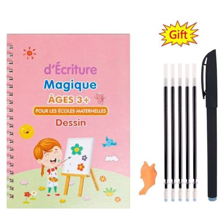 Magic Copybook – Cahier d’écriture magique للأطفال (3+ سنوات)