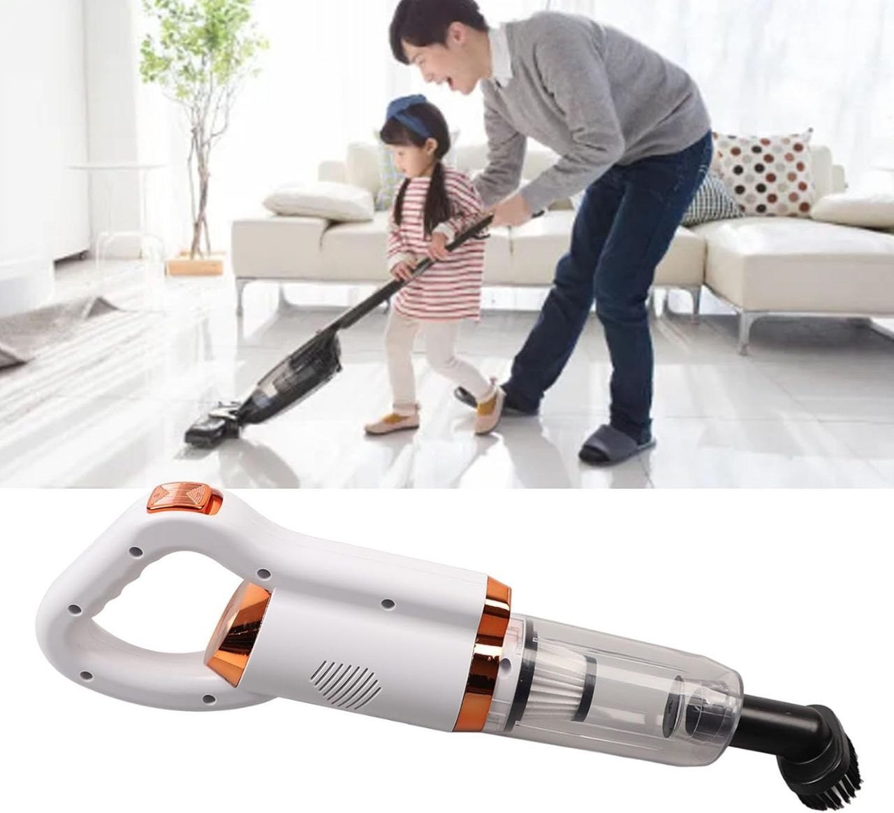 Aspirateur Portable Rechargeable 3 en 1 – Ultra Puissant & Compact