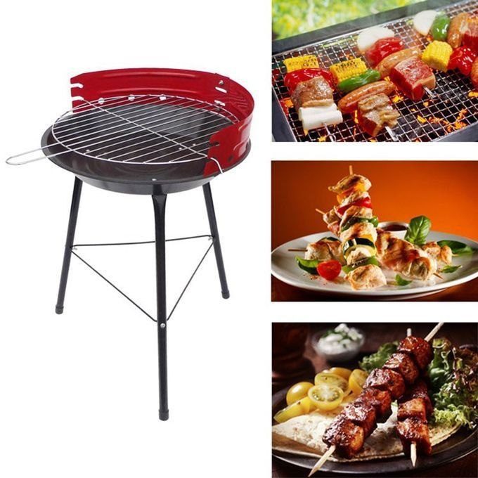 Barbecue Portable sur Pied – Grill Charbon pour Extérieur