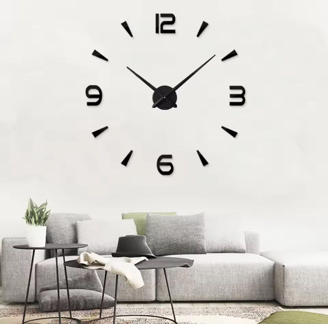 Horloge Murale 3D DIY Design Moderne