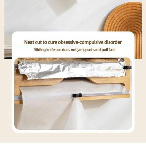 Distributeur de Film Alimentaire 3-en-1 avec Cutter Intégré صورة 8