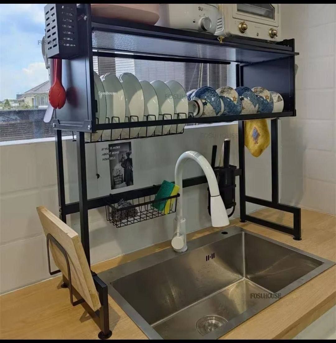 Égouttoir Vaisselle Multifonction au-dessus de l’Évier – Kitchen Rack Premium image 11