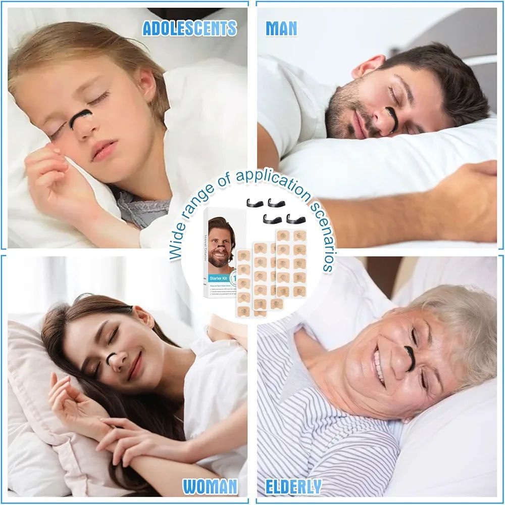 Kit Anti-Ronflement Nasal – Respiration Facile & Sommeil Profond 😴 صورة 2