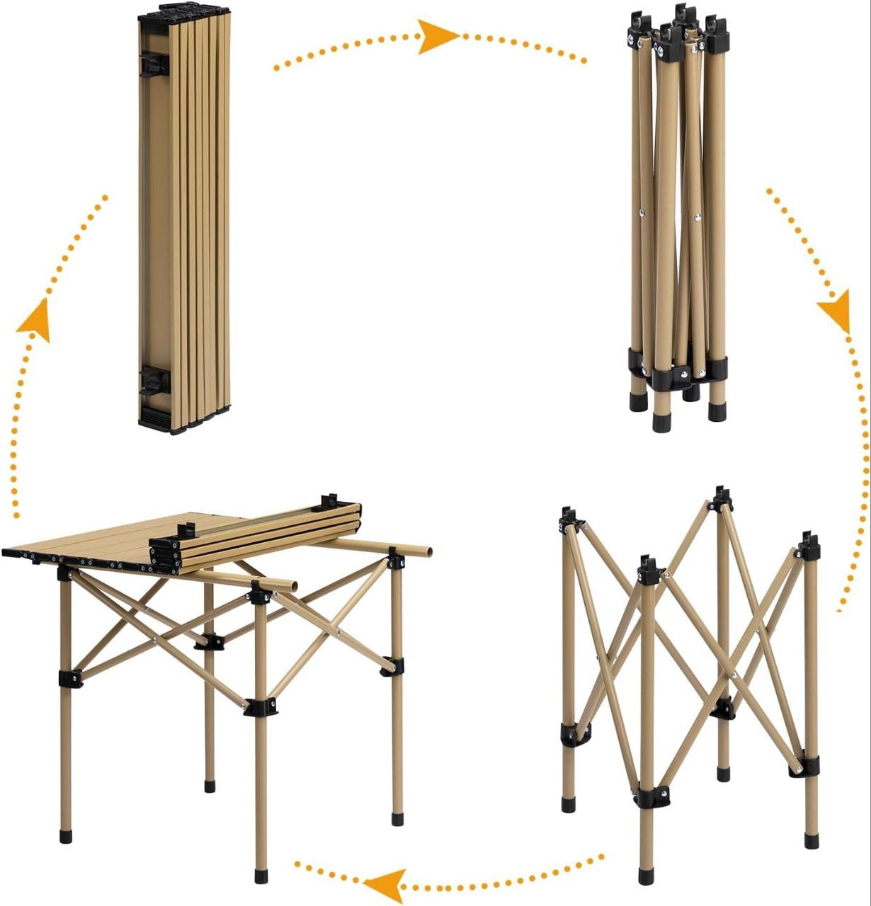 Table Pliante Portable en Aluminium pour Camping صورة 6