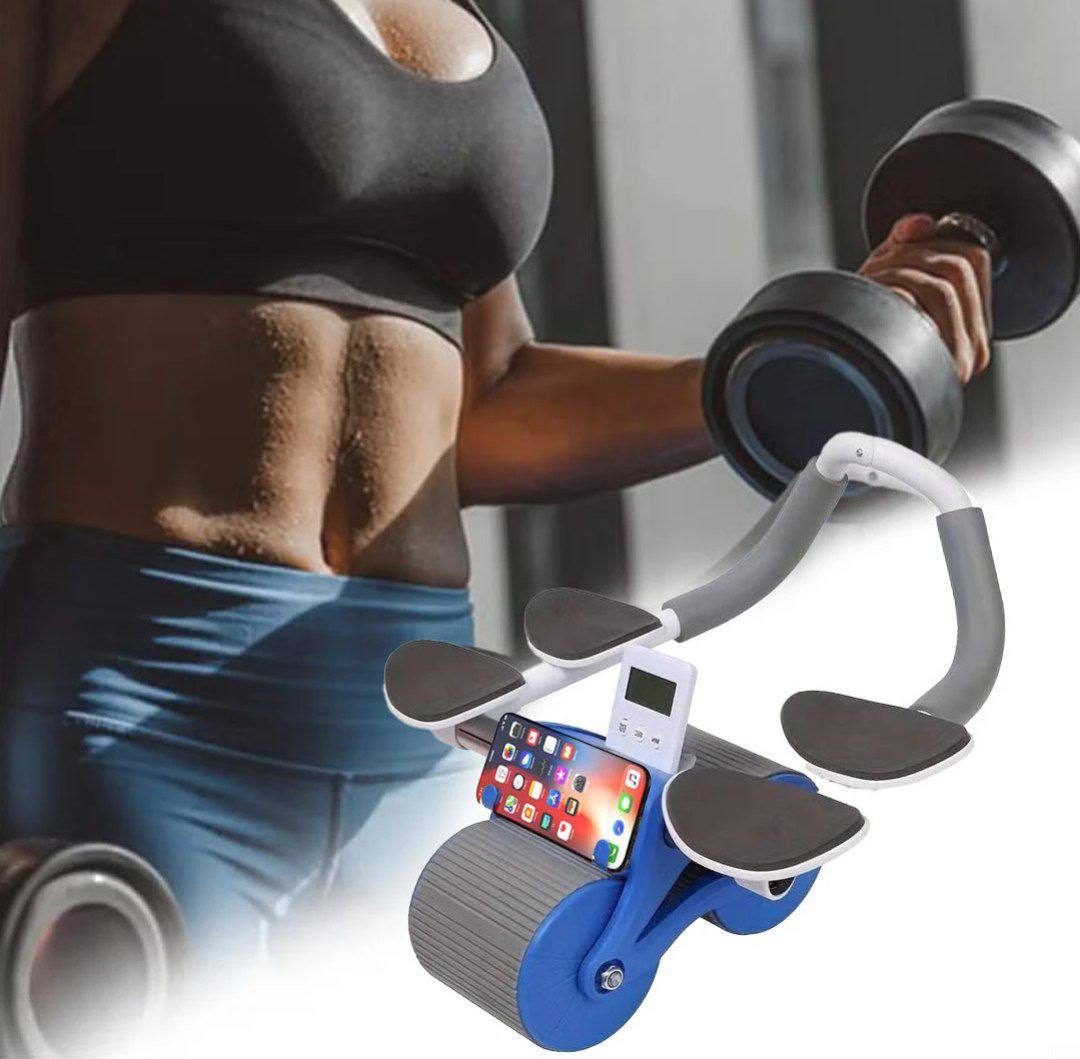 Roue Abdominale Fitness avec Support et Compteur صورة 3