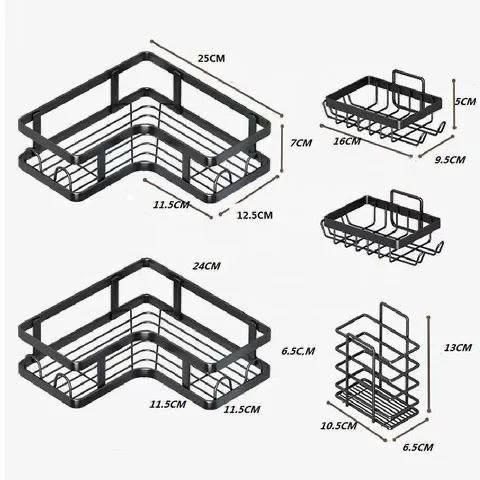 Étagère d’Angle Salle de Bain 5 Pièces – Corner Shower Caddy image 6