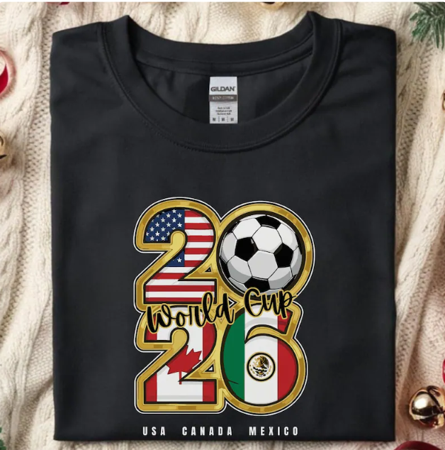 T-shirt word cup 2026 image 2