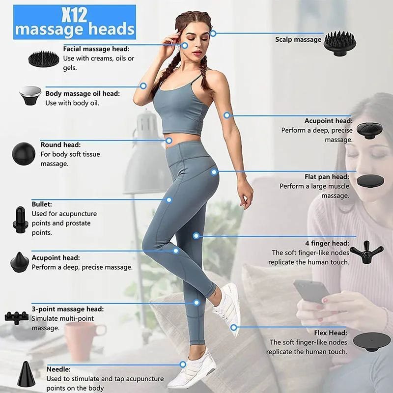 Pistolet de Massage Pro – Relaxation & Récupération 💪 image 5