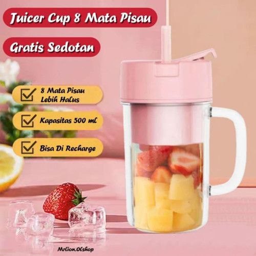 Mini Blender Portable Rechargeable – Juicer Cup 2 en 1 image 9