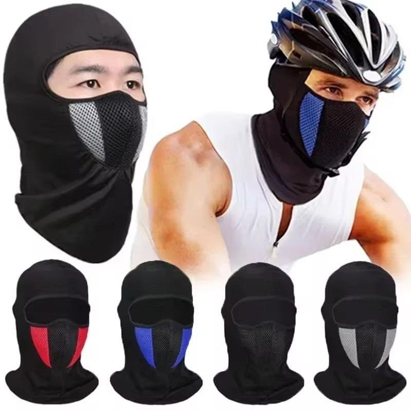 Gants Moto Protection + Masque Balaclava Respirant صورة 2