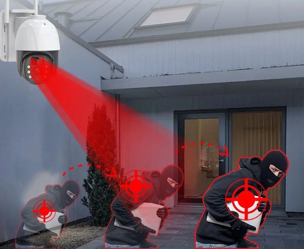 Caméra de Surveillance Solaire WiFi 4MP (PTZ) image 7
