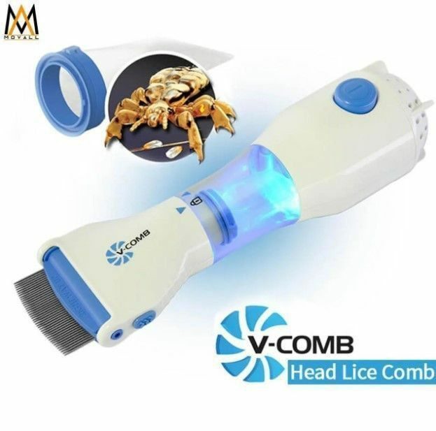 Peigne Électrique Anti-Poux avec Aspiration – V-Comb image 3