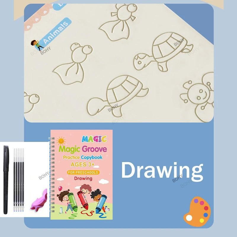 Magic Copybook – Cahier d’écriture magique للأطفال (3+ سنوات) صورة 2