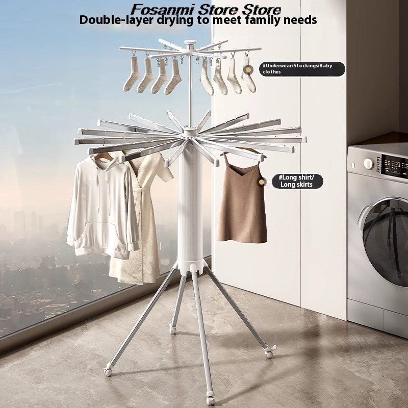 DryFlex Pro – Étendoir Pliable Multifonction 360° image 4