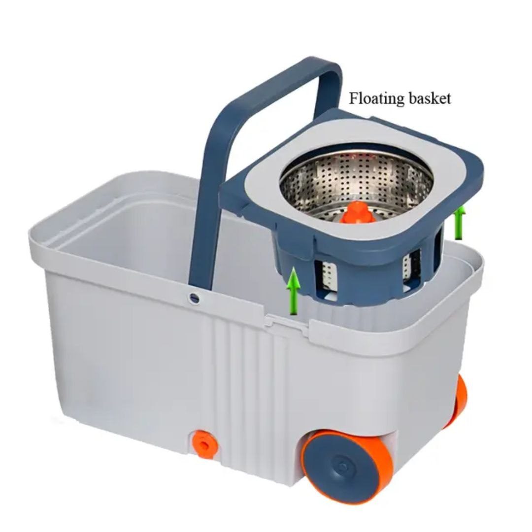Mop Maestro 360° Spin Mop – Seau Essoreur Rotatif avec Roues image 4