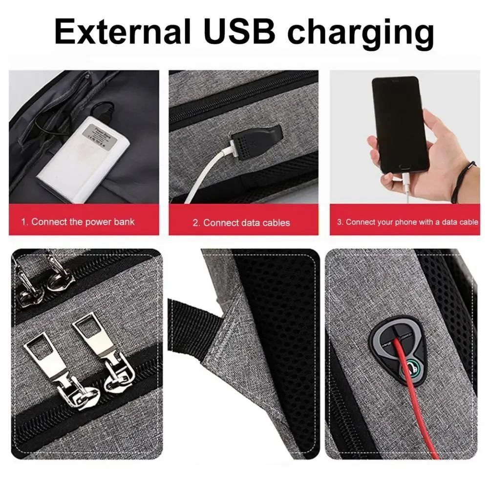Sac à dos intelligent anti-vol avec USB 🔋🎒 image 6