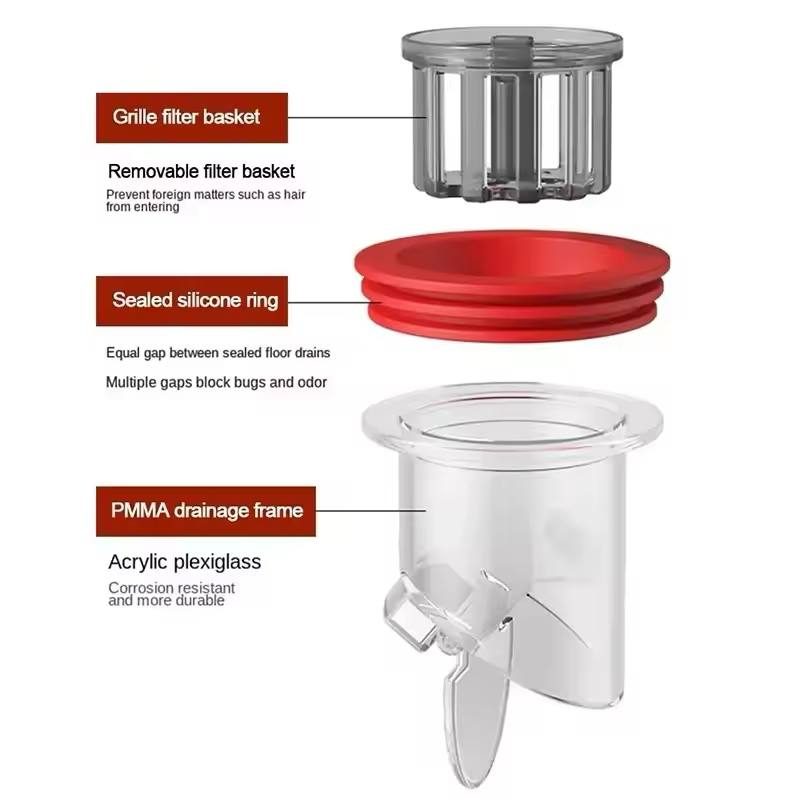 Bouchon Anti-Odeur pour Évier & Drain – Filtre Anti-Insectes image 5