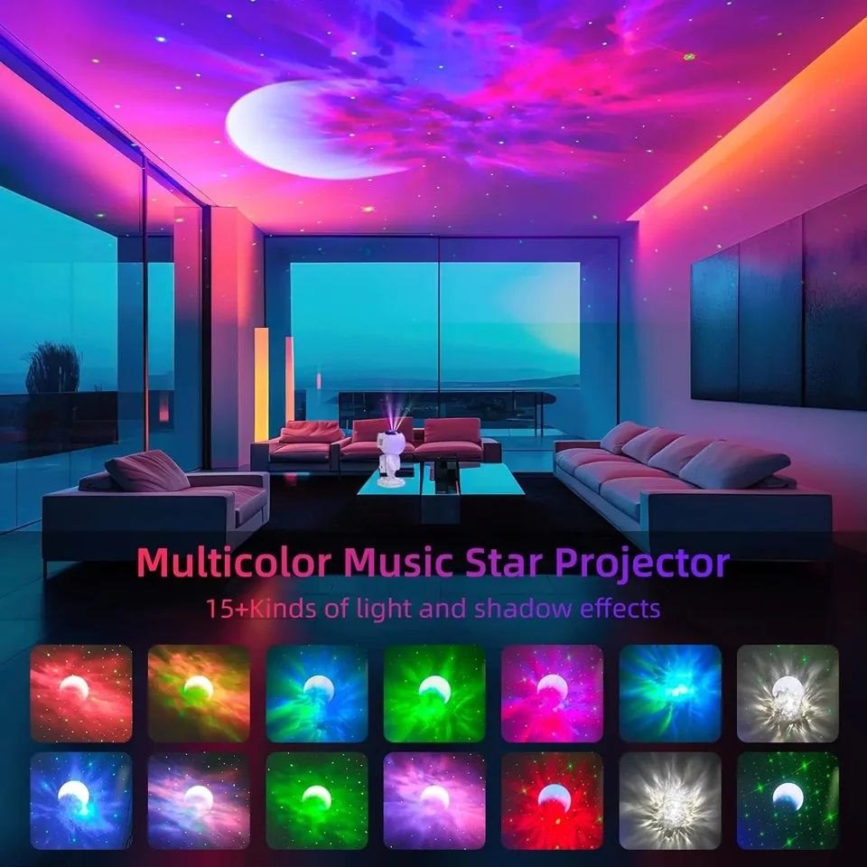 Projecteur Galaxy Astronaute LED avec Bluetooth 🌌🚀 image 5