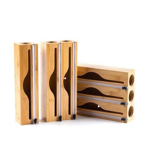 Distributeur de Film Alimentaire 3-en-1 avec Cutter Intégré صورة 3