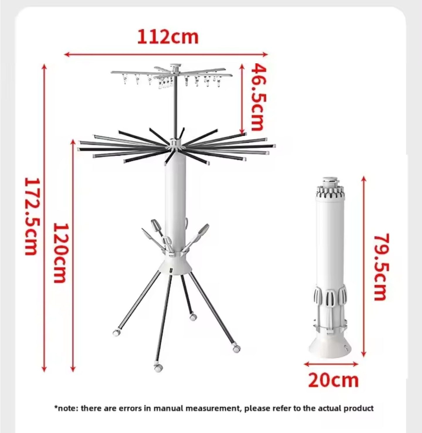 DryFlex Pro – Étendoir Pliable Multifonction 360° image 5