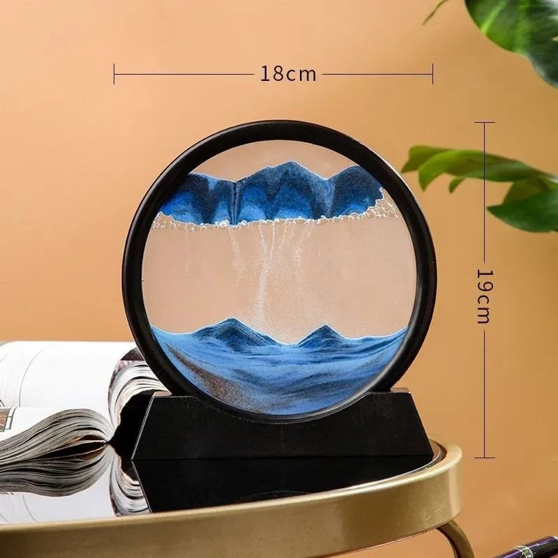 Tableau Sablier 3D Relaxant (Sand Art Décoratif) image 2
