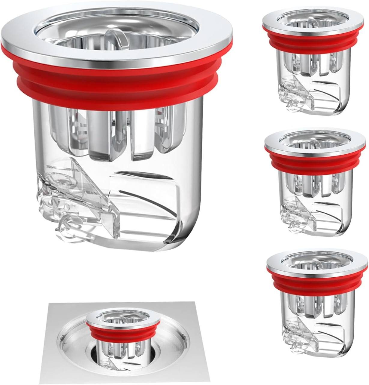 Bouchon Anti-Odeur pour Évier & Drain – Filtre Anti-Insectes image 2