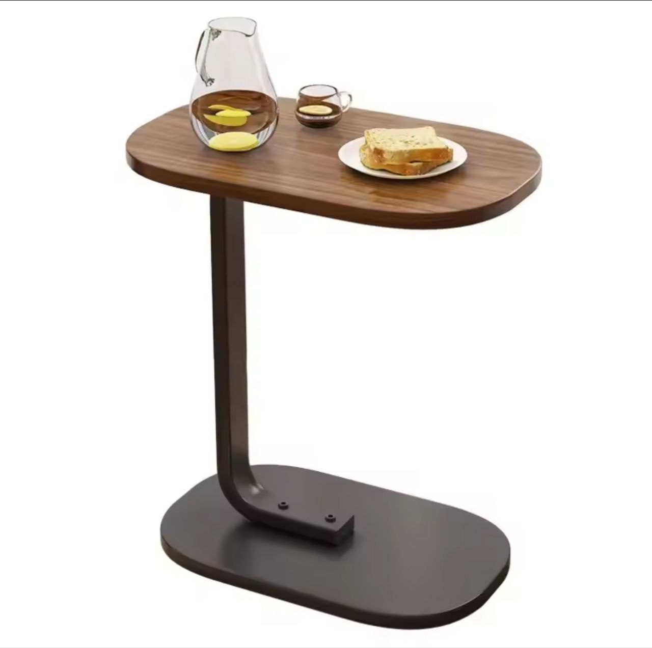 Table d’appoint multifonction en forme C image 7