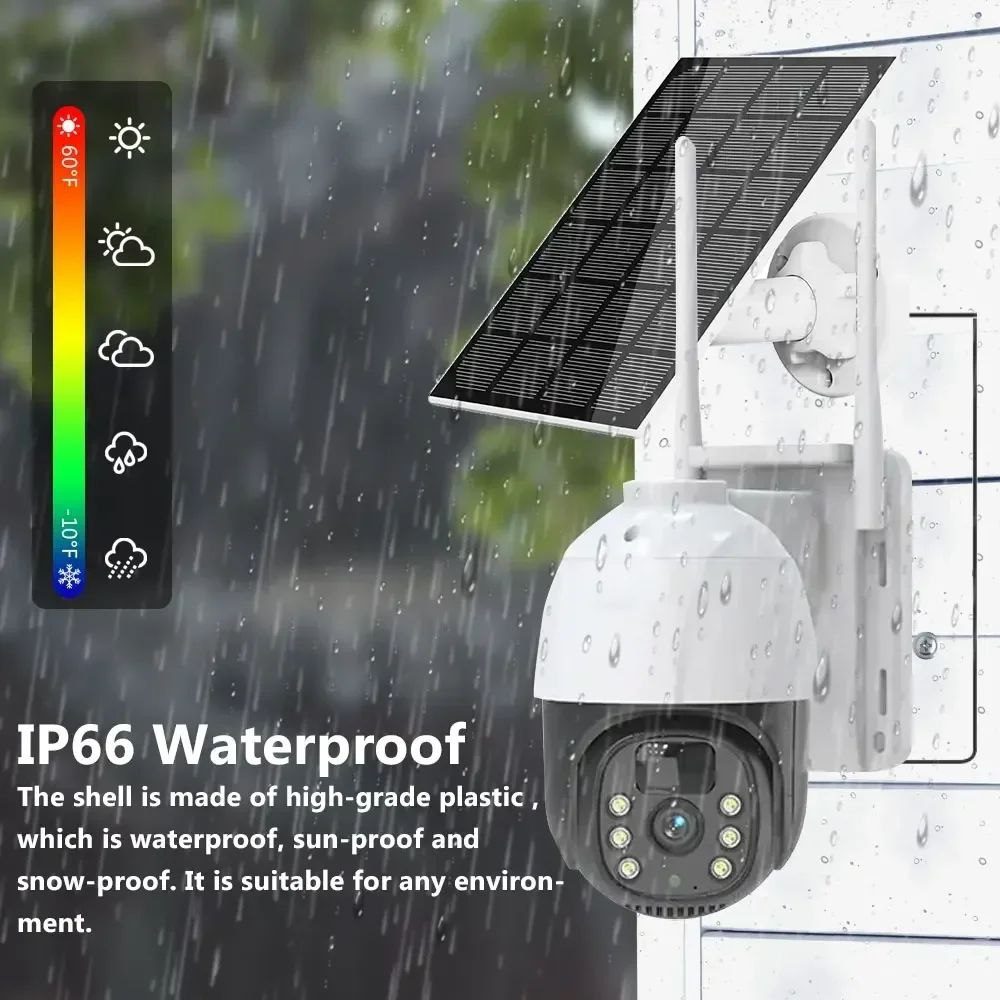 Caméra de Surveillance Solaire WiFi 4MP (PTZ) image 5