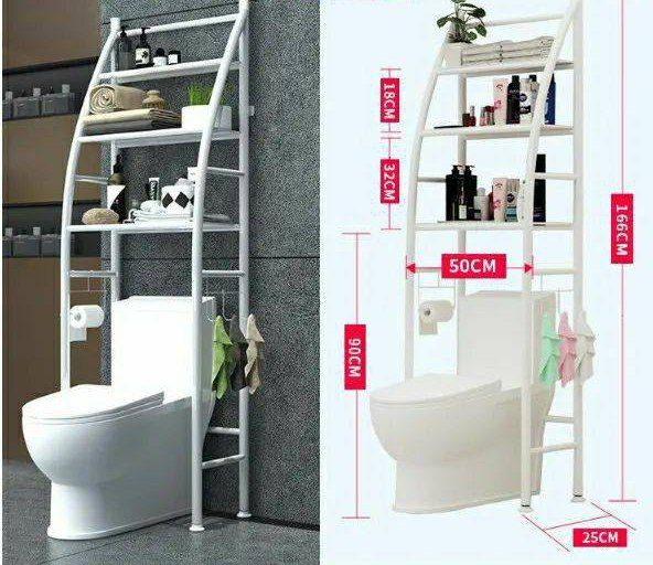 Étagère WC / Salle de Bain Multifonction (Over Toilet Rack) image 2
