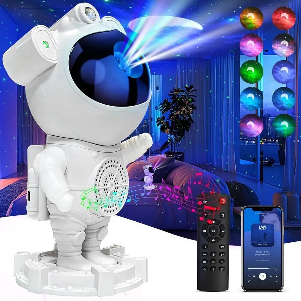 Projecteur Galaxy Astronaute LED avec Bluetooth 🌌🚀 image 6
