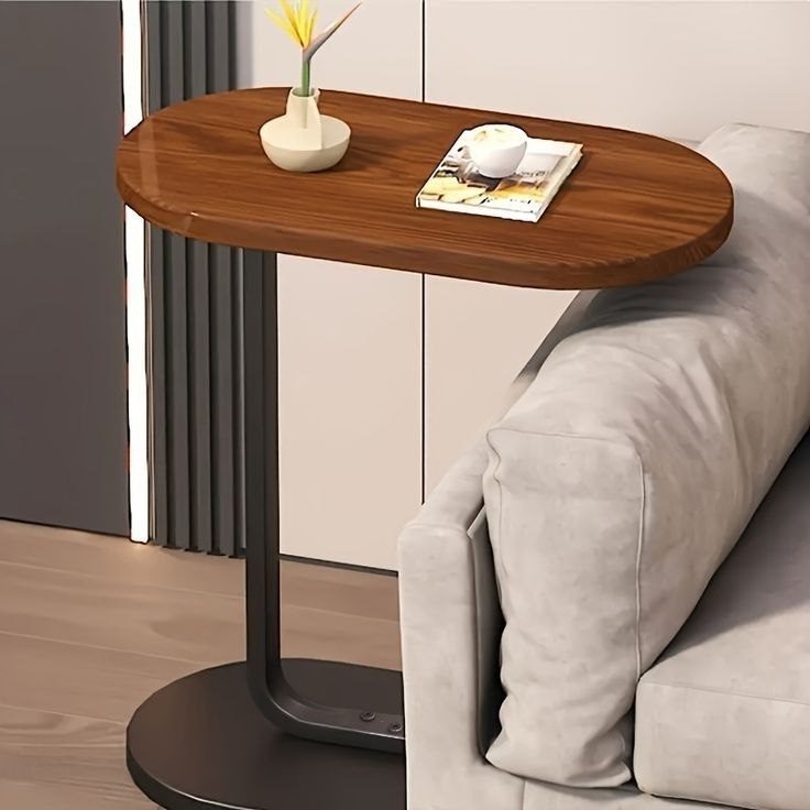 Table d’appoint multifonction en forme C image 8