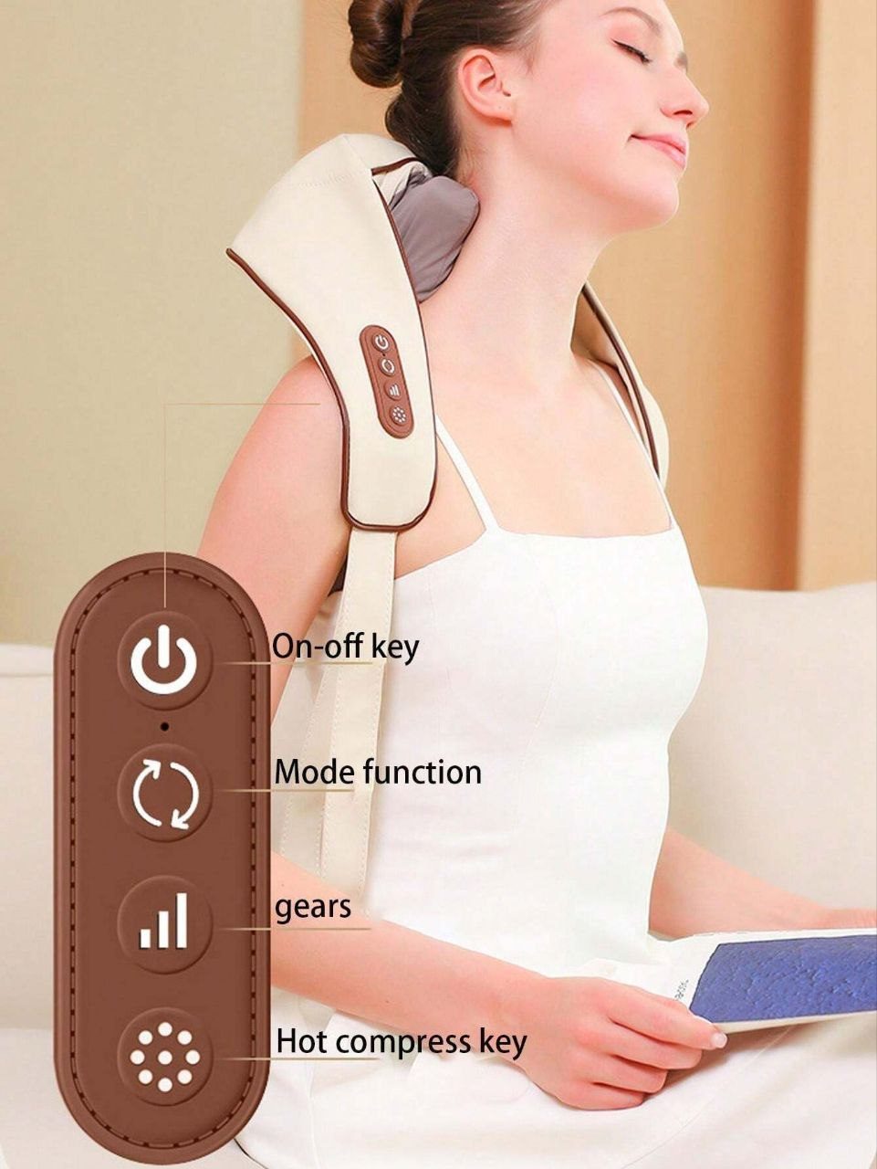 RelaxPro – Masseur Électrique Cervical & Corps 4D صورة 6