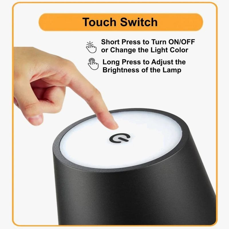 Lampe LED Sans Fil Tactile – Éclairage Élégant & Portable ✨ صورة 9